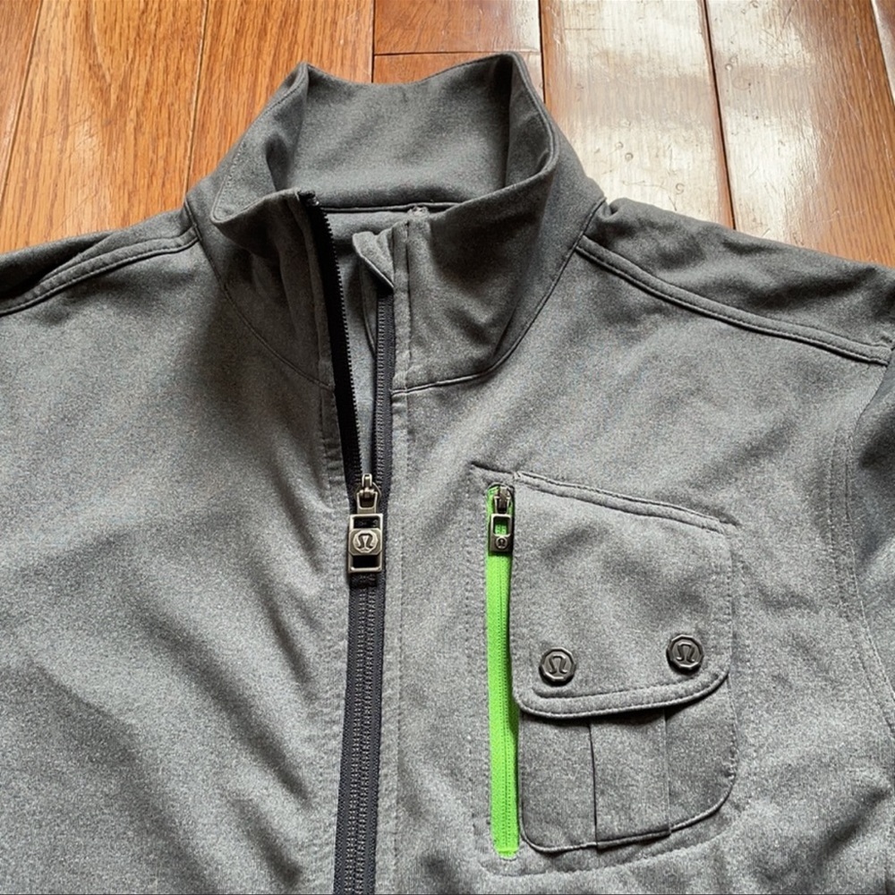 Lululemon full zip sweatshirt gray Medium - Picture 3 of 5